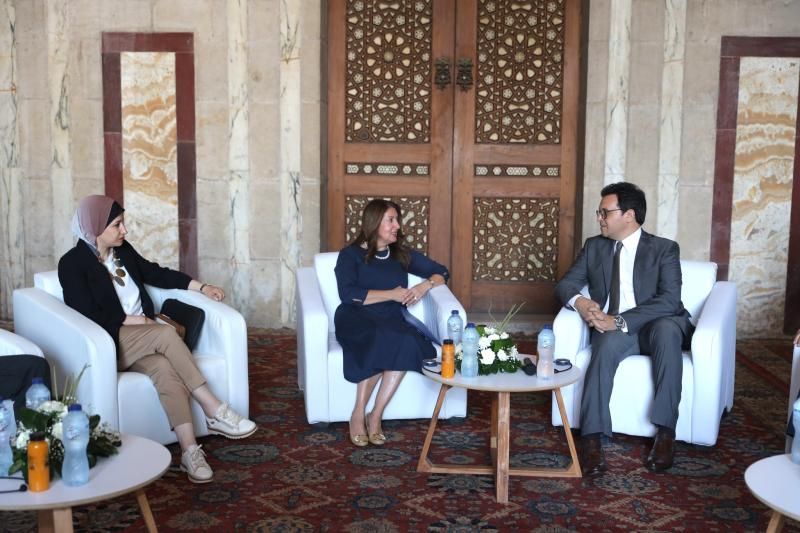 نائب وزير السياحة والاثار تتفقد بيمارستان المؤيد شيخ بالقاهرة التاريخية ضمن مشروع...