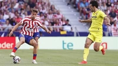 تعادل مثير بين أتلتيكو وفياريال في الليغا