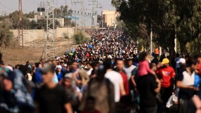أخبار اليمن : 100 ألف فلسطيني نزحوا من دير البلح في يومين