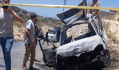 نجاة المستهدف .. الاحتلال يستهدف سيارة بصيدا