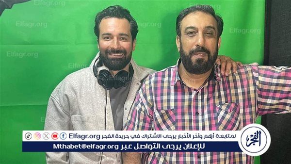 بصورة..حسام حسني برفقة أحمد حاتم من تسجيل "لولاش" بمسلسل عمر أفندي