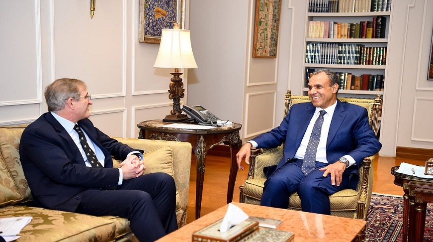 وزير الخارجية والمفوض البريطاني للتجارة مع أفريقيا يناقشان…