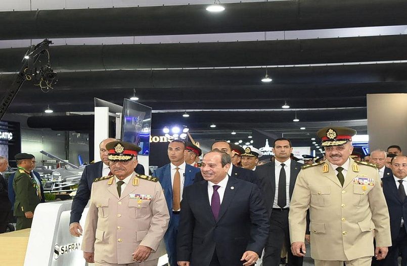 السيسي يشهد افتتاح معرض مصر الدولي للطيران والفضاء بالعلمين