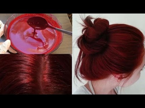 اصبغى شعرك في العيد بلون احمر نارى يجنن بدون حناء ولا صبغة وتغطية الشيب نهائيا من اول استعمال