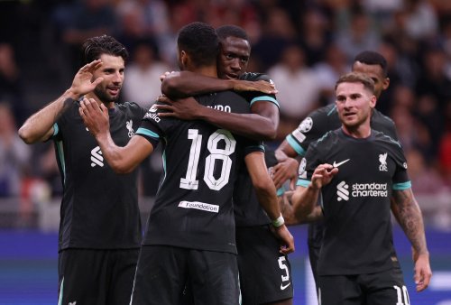 ليفربول يفوز على ميلان بثلاثية في دوري الأبطال