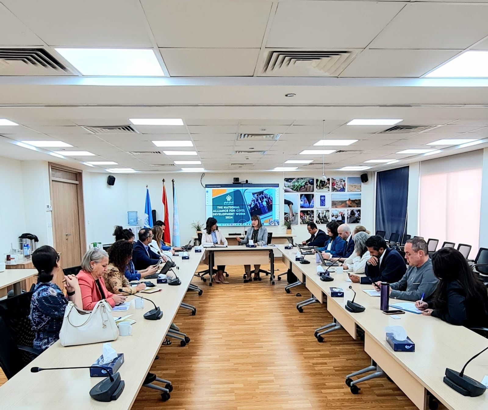 التحالف الوطني يعزز شراكاته مع الأمم المتحدة في اجتماع موسع مع مديري وكالات الأمم المتحدة العاملة في مصر