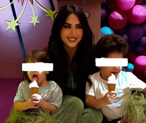 فوز الفهد تثير الجدل بسبب إخفاء ملامح أطفالها