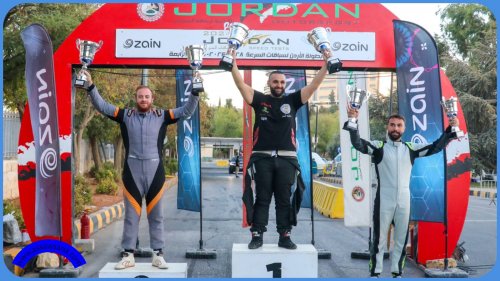 مصطفى عطاري يفوز بسباق القوة بالأردن