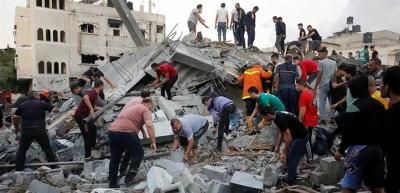أخبار اليمن : 10 شهداء في غارات جديدة على غزة