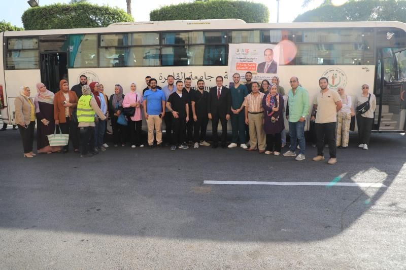 1080 مواطنا استفادوا من القافلة التنموية الشاملة لجامعة القاهرة بقرية المنيا بالجيزة...