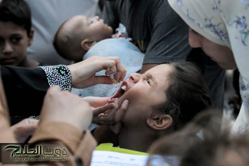 بدء المرحلة 2 من حملة التطعيم ضد شلل الأطفال بغزة
