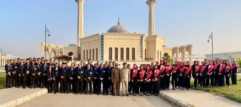 طلاب جامعة حلوان يشاركون في الندوة التثقيفية رقم 40 لوزارة الدفاع بحضور...