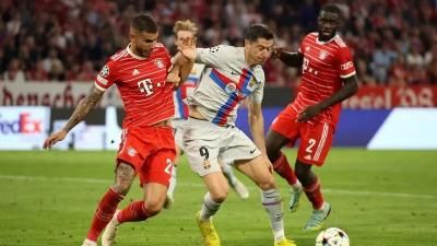 قمة نارية بين برشلونة وبايرن ميونخ غداً