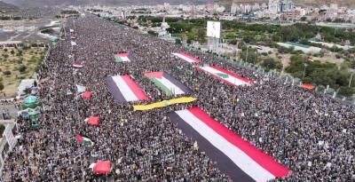 أخبار اليمن : من العاصمة صنعاء مع غزة ولبنان حتى النصر