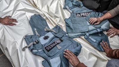 أخبار اليمن : استشهاد 180 صحفياً في غزة منذ بدء العدوان