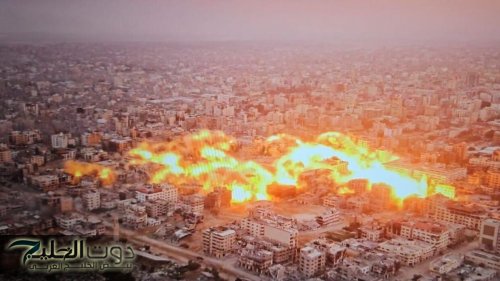 مجزرة إسرائيلية بسوق الصحابة في غزة