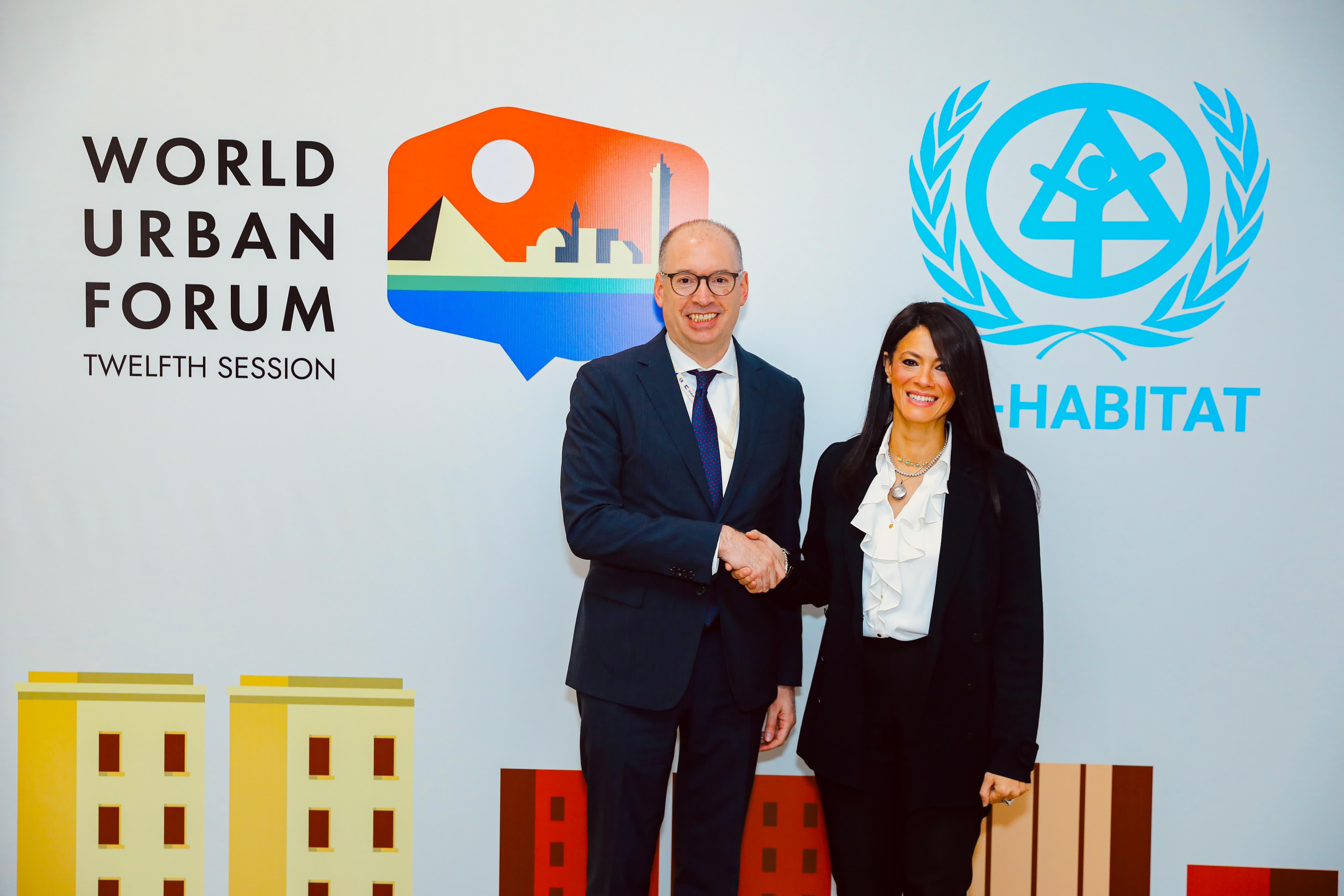 المشاط تُشارك في افتتاح جناح ألمانيا وتعقد جلسة مباحثات مع نظيرها الألماني لمناقشة تطوير العلاقات المُشتركة