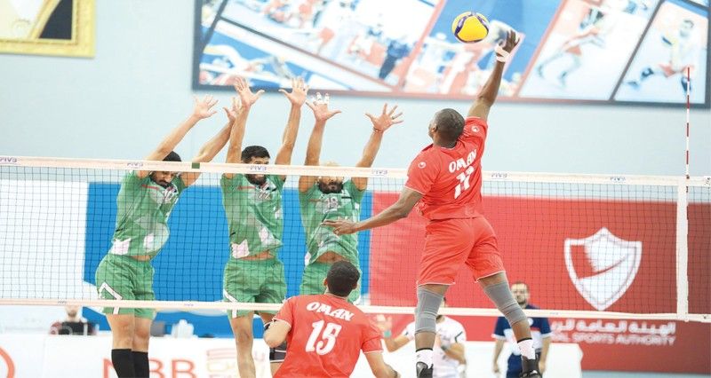 منتخبنا الوطني للطائرة يكسب المنتخب العراقي فـي البطولة العربية