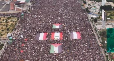 أخبار اليمن : مسيرة مليونية بصنعاء دعماً وإسناداً لغزة ولبنان