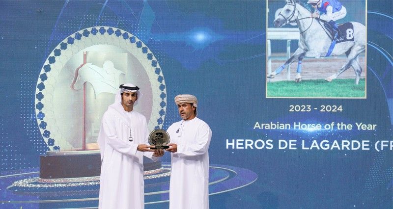مربط الحشار يتوج بلقب أفضل خيل عربي فـي جوائز هيئة الإمارات
