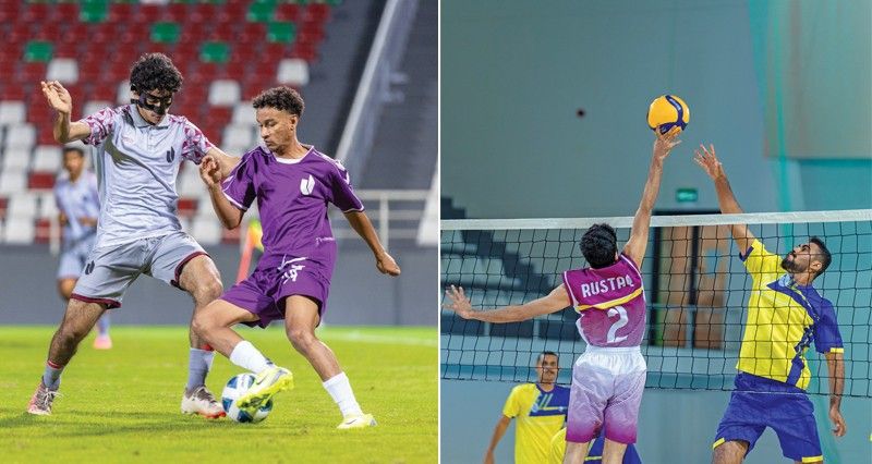 نزوى يحجز بطاقة التأهل لدور الأربعة بسباعيات القدم وشناص بالطائرة فـي بطولة جامعة التقنية والعلوم التطبيقية