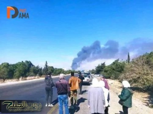 قصف إسرائيلي على محافظة حمص السورية