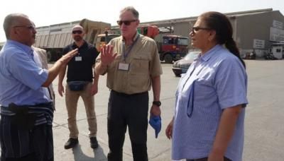 أخبار اليمن : رئيس بعثة الأمم المتحدة يزور ميناء الحديدة