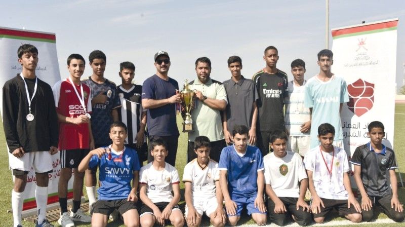 ختام مسابقة ألعاب القوى للذكور بتعليمية جنوب الباطنة