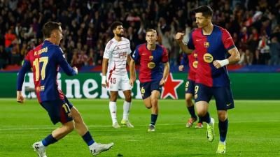 برشلونة يتألق وإنتر يعتلي الصدارة أوروبياً