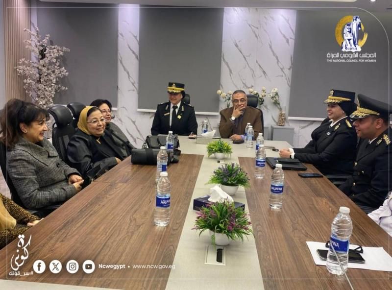 لجنة الصحة والسكان بقومى المرأة تزور مستشفى الشرطة بالعجوزة