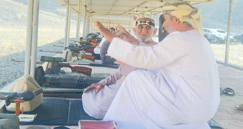 مسابقة للرماية بالبندقية فـي العوابي