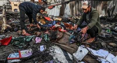 أخبار اليمن : الاحتلال يحرق النازحين أحياء في خيامهم بخان يونس