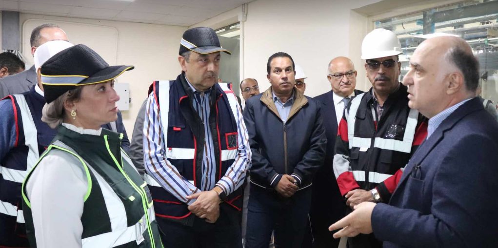 وزيرا قطاع الأعمال والبيئة يتفقدان مشروع معالجة مياه الصرف…