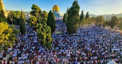 أخبار اليمن : 50 ألفاً أدوا صلاة الجمعة في الأقصى