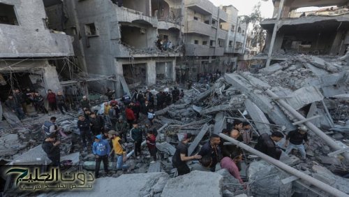 استشهاد 15 فلسطينيا بمدرسة في بيت حانون شمال غزة