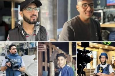 أخبار اليمن : غزة.. استشهاد 5 صحفيين بقصف للاحتلال