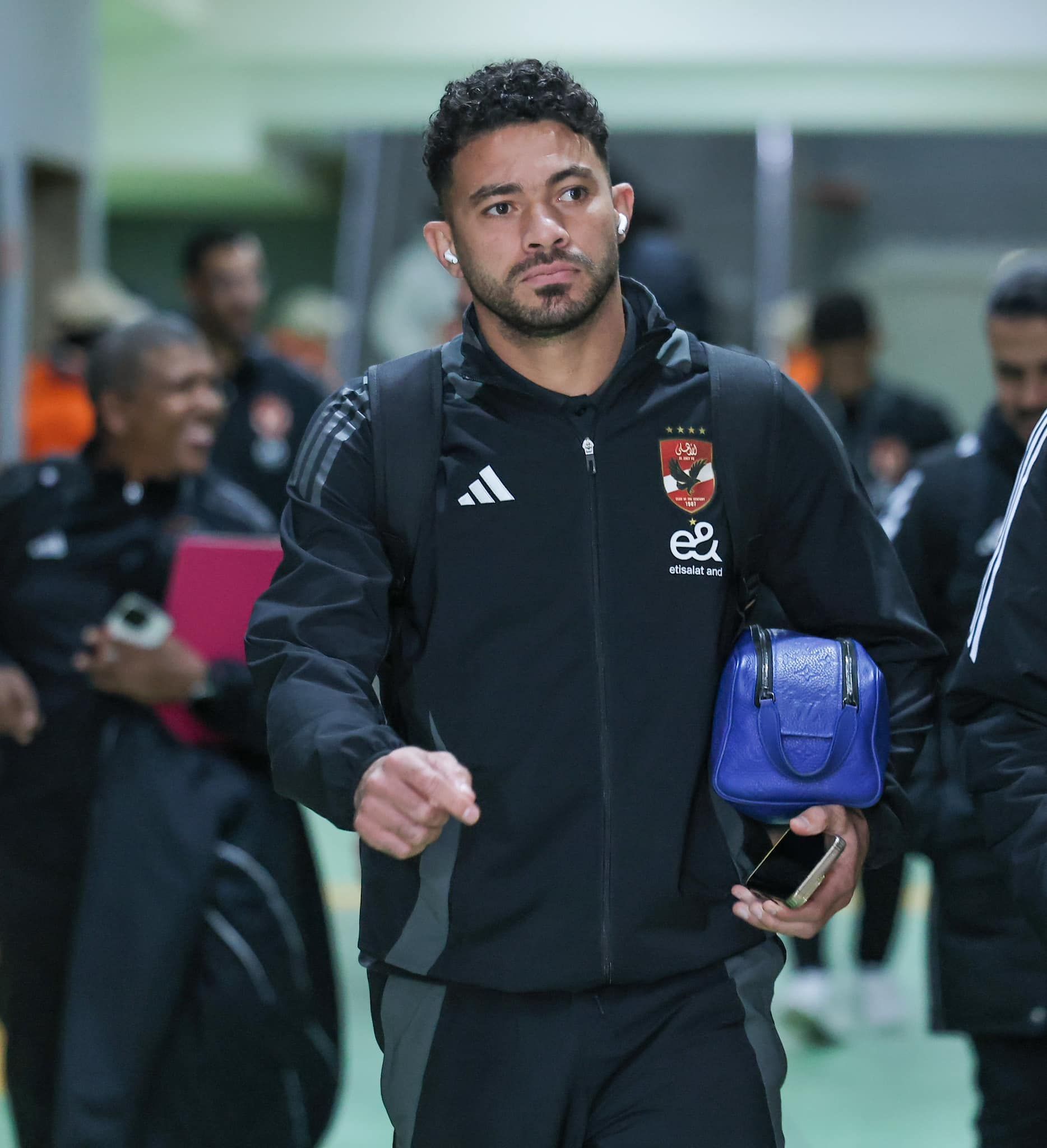 شاهد وصول الأهلي إلى برج العرب لمواجهة المصري في الدوري