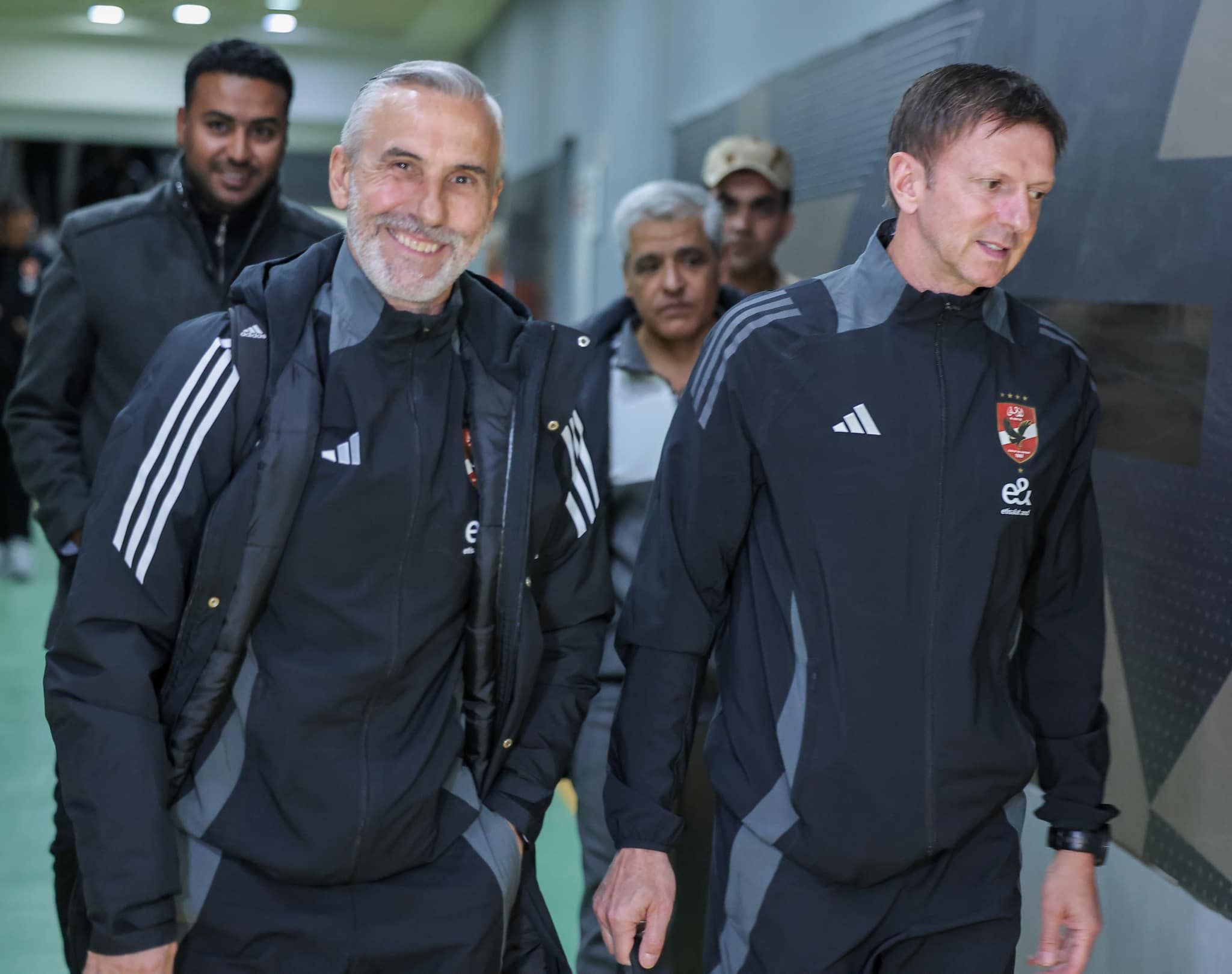 شاهد وصول الأهلي إلى برج العرب لمواجهة المصري في الدوري