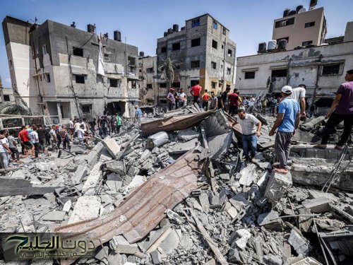 9 شهداء جراء قصف الاحتلال منزلين في غزة