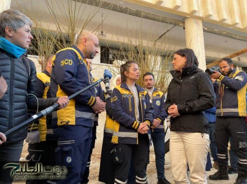 وزيرة الخارجية الألمانية تزور سجن صيدنايا .. فيديو