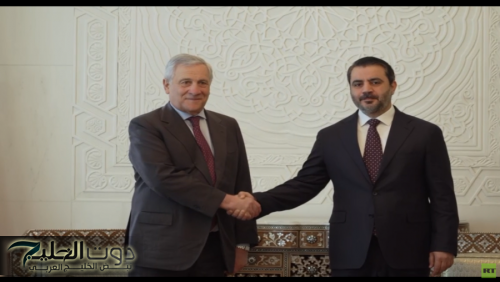 وزير خارجية إيطاليا:روما ستكون جسرا بين سوريا والاتحاد الأوروبي