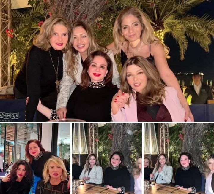 إلهام شاهين تعايد سميرة سعيد بعيد ميلادها برسالة دافئة ومجموعة من الصور مع النجوم