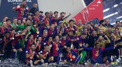 أخبار اليمن : برشلونة بطلاً للسوبر الإسباني للمرة الـ15 في تاريخه