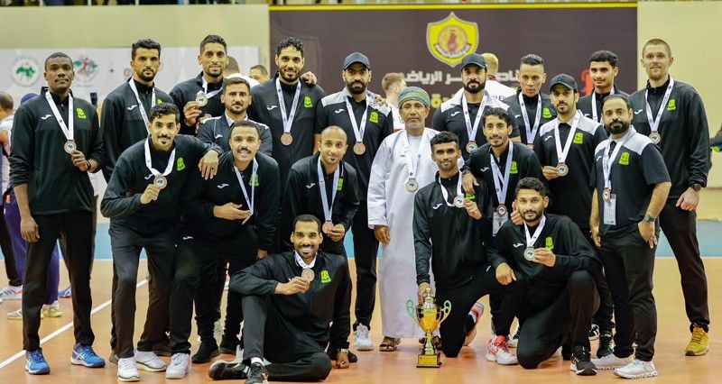 نادي السيب يحقق المركز الثالث والميدالية البرونزية فـي البطولة العربية للطائرة