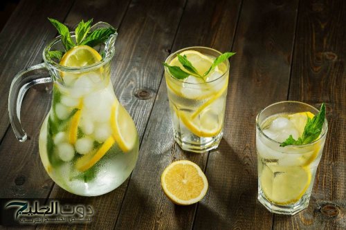 طريقة عمل مشروب الليمون بالنعناع المنعش مثل محلات العصائر بخطوات بسيطة