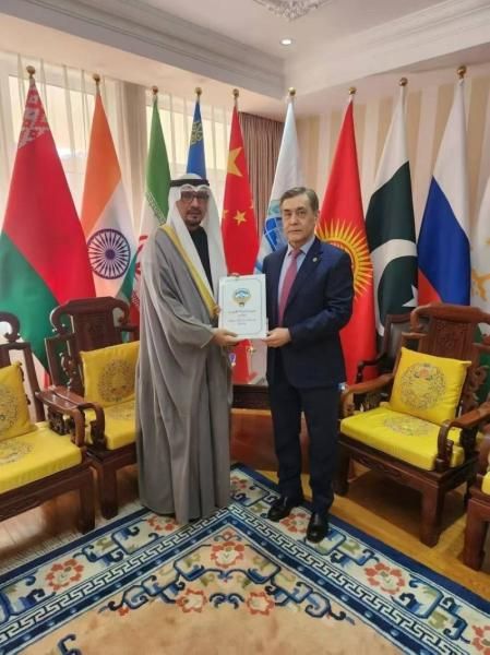 سفير الكويت لدى الصين يؤكد الحرص على تعزيز التعاون مع منظمة شنغهاي...