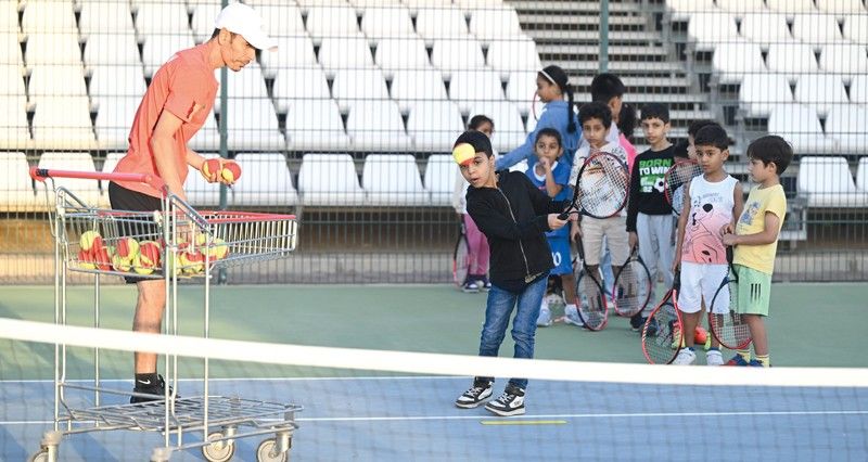 اتحاد التنس ينظم يوما مفتوحا للأطفال على هامش بطولة عمان المفتوحة