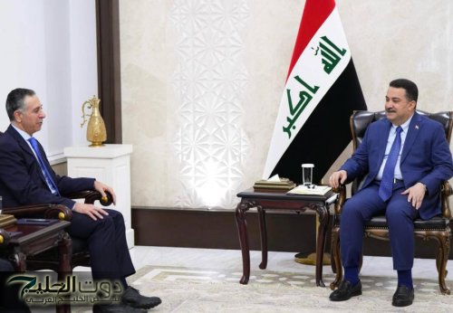 وزير الصناعة يبحث التعاون الصناعي والتجاري مع العراق