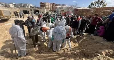 أخبار اليمن : العثور على مقابر جماعية في مخيم جباليا