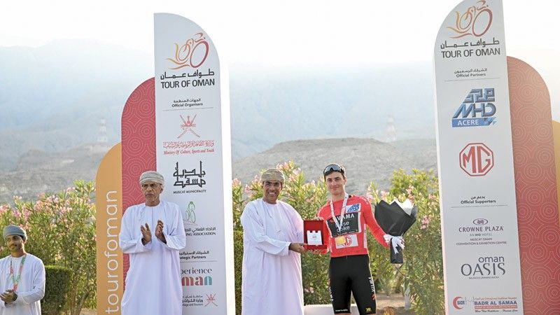 الدراج النيذرلاندي أولاف كوي يفوز بالمرحلة الأولى لطواف عمان والتشيكي بيتنر وصيفا